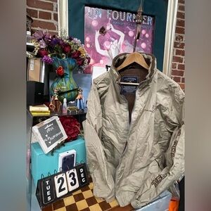 U.S. Polo Assn. Superior Quality Windbreaker Jacket Spellout Sleeve